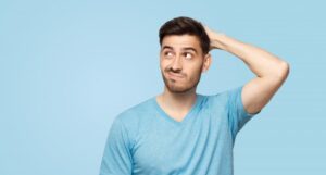 Man questioning if he needs another round of braces